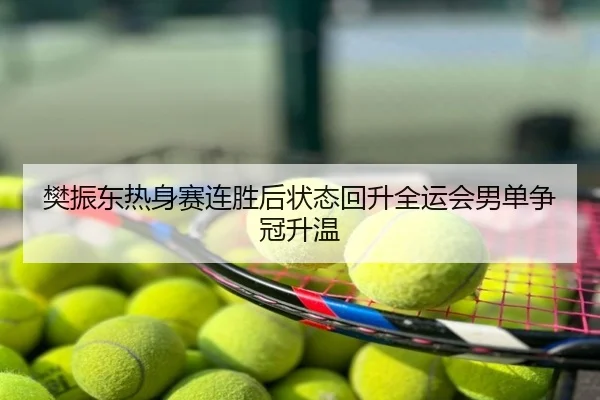 樊振东热身赛连胜后状态回升全运会男单争冠升温